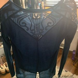 Free people navy top